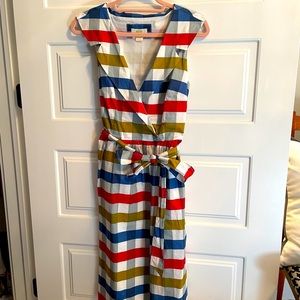 Anthropologie big checked dress